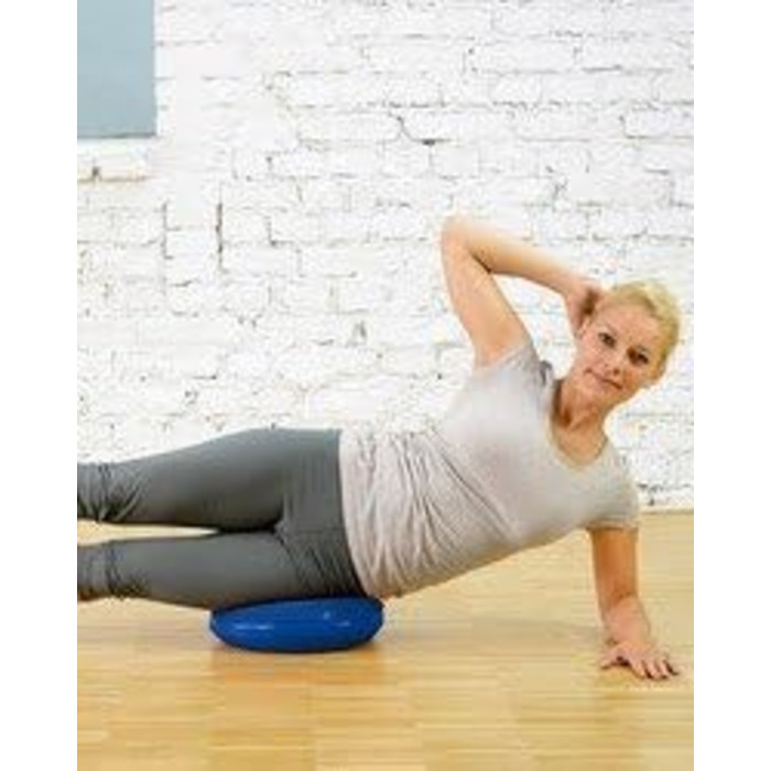 SISSEL® Balancefit® - балансборд для тренування всього тіла, координації та масажу | Зроблено в Німеччині | Ø32 см, 7 см, до 130 кг, блакитний