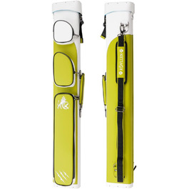 Чохол для більярдних куль KONLLEN 6-лунковий ручної роботи, 2 кийки, 4 аксесуари, 6 кольорів, трав'яно-зелений