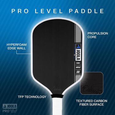 Падл для піклболу JOOLA Ben Johns Hyperion Pro IV: 14 мм, Tech Flex Power, Aero-Kurve, сертифікований UPA-A, USAP