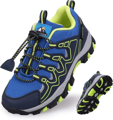 Дитячі кросівки UOVO для ходьби та трекінгу, водонепроникні, чорно-синьо-сірі, розмір 39EU