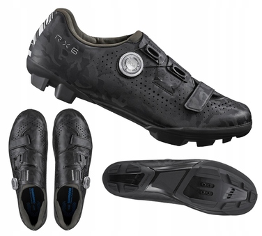 Шосейне взуття для гравелу Shimano SH-RX600, чорне, розмір 44