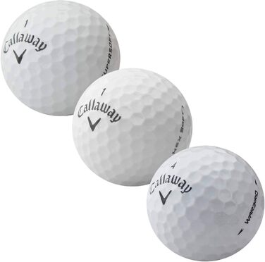 Мікс 50 гольф-м'ячів Callaway, lakeballs, якість AAA/AA, білі, у сітчастому мішку