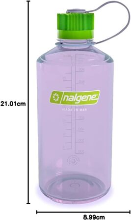 Пляшка для води Nalgene 946 мл, баклажанова, Tritan, спортивна