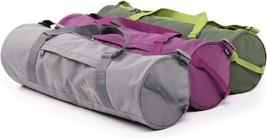 Сумка для йоги Bodhi ASANA City Bag, велика, містка, для килимка, з наплічним та ручним ременем, водостійка, колір баклажан