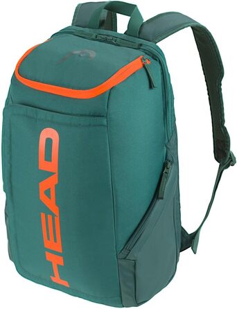 Рюкзак HEAD Pro 28л унісекс для дорослих, бірюзовий/помаранчевий