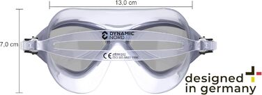 Окуляри для плавання Endurance: Антифог, Антиподряпини, UV400, Панорамний огляд (Aqua/Прозорі)
