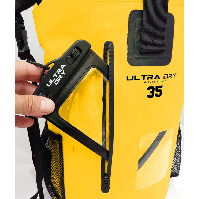 Водонепроникний рюкзак Dry Bag преміум-класу 35/55L, мішок для телефону, ідеальний для водних видів спорту та відпочинку (жовтий, 55 літрів)