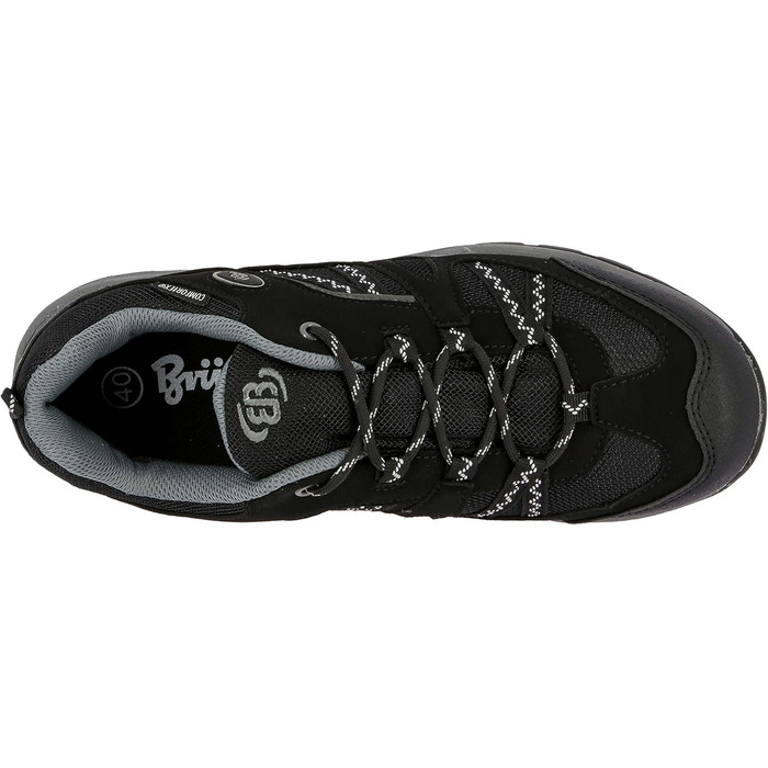 Черевики трекінгові та для прогулянок Brütting Unisex Fresno, 40 EU, чорний/сірий