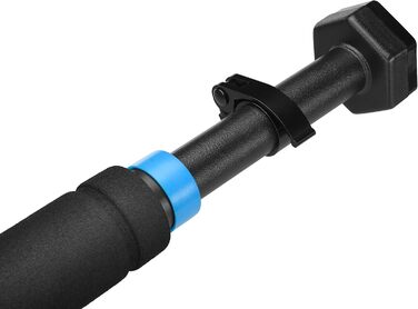 Турнік Gymtek для дверного прорізу 65-100 см, без свердління, синій, нековзкий, з пінними ручками, домашній тренажер для підтягувань