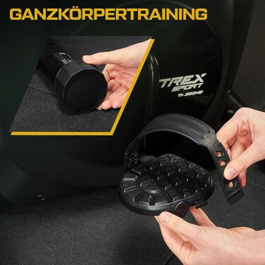 Велотренажер TREX SPORT TX-350MB RIZE, магнітний, 10 рівнів навантаження, пульсометр, 5 висот сидіння, до 120 кг, чорний