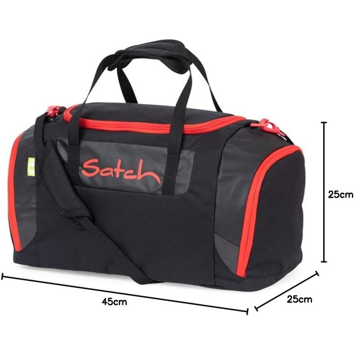 Спортивна сумка satch 25л з відділенням для взуття та м'якими плечовими ременями