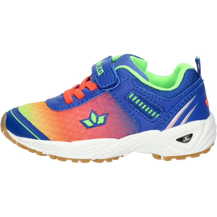 Дитячі кросівки для залу Lico Barney unisex, синьо-помаранчеві (розмір 38 EU)