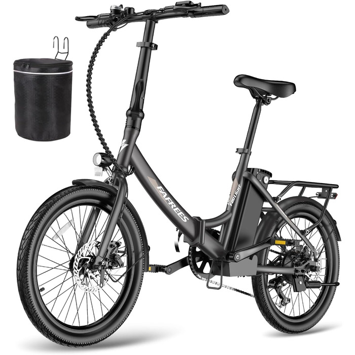 Електровелосипед Fafrees F20 Light, складаний, 20 дюймів, 250Вт, акумулятор 36В 16,75А·год, до 130 км, міський для чоловіків і жінок