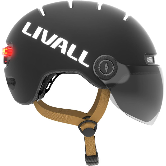 Розумний велосипедний шолом LIVALL L23 з LED-підсвіткою, знімним козирком, сертифікатами NTA8776 і CPSC, функцією виявлення падіння, для електровелосипедів, самокатів, скейтбордів, для дорослих чоловіків і жінок