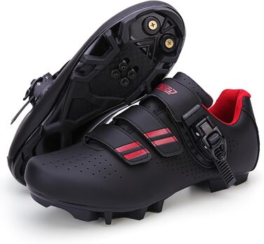 Велосипедні шкарпетки для жінок та чоловіків, MTB, Radsport, Mountainbike, кросівки, дихаючі, Outdoor, велосипедні, Spin MTB (39 EU, Чорний/Червоний)