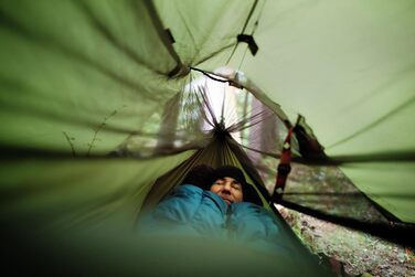 Гамак Amazonas Moskito-Traveller Thermo Ultra-Light з москітною сіткою 2.75x1.4м до 200кг