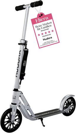 Самокат HUDORA BigWheel 205 алюмінієвий, складаний, регульований, для дітей і дорослих до 100 кг