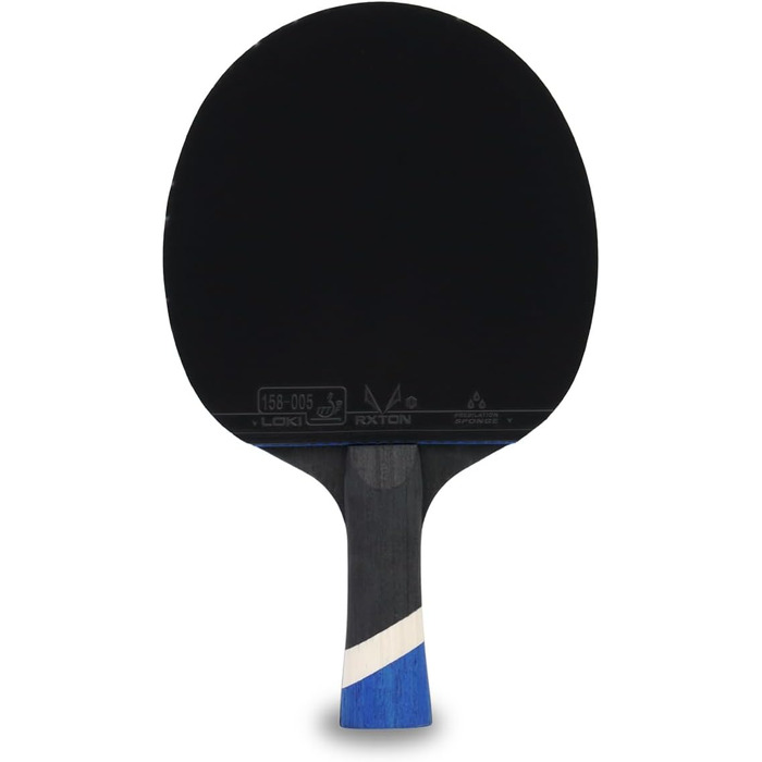 Професійна ракетка для настільного тенісу з вуглецевого волокна, 7-шаровий клинок, преміум-гума ITTF, червона