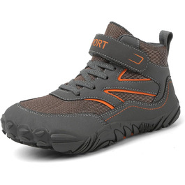 Дитячі трекінгові черевики Wanderschuhe: водонепроникні, зручні, для активного відпочинку. Підходять для хлопчиків та дівчаток, розмір 31 EU, сірий колір.