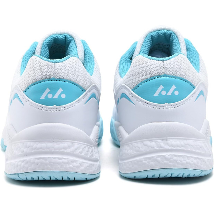 Жіночі тенісні кросівки P601, неслизькі, з амортизацією, стабілізуючі, дихаючі, біло-блакитні, 42 EU