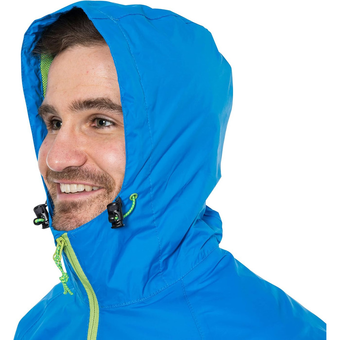 Водонепроникна компактна куртка-дощовик Trespass Qikpac Unisex, колір Cobalt