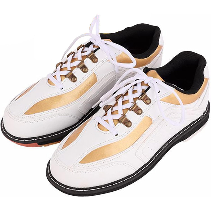 Взуття для боулінгу SDEQA для чоловіків та жінок, дихаюче, легке, біле, 41 EU