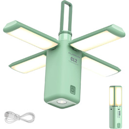 Ліхтар кемпінговий Klarus, 10000 mAh, 750 Lumen, 8 режимів, IPX5, зелений