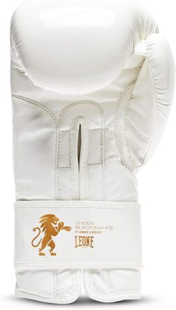 Боксерські рукавички LEONE 1947 White Edition GN059 10 унцій, білі