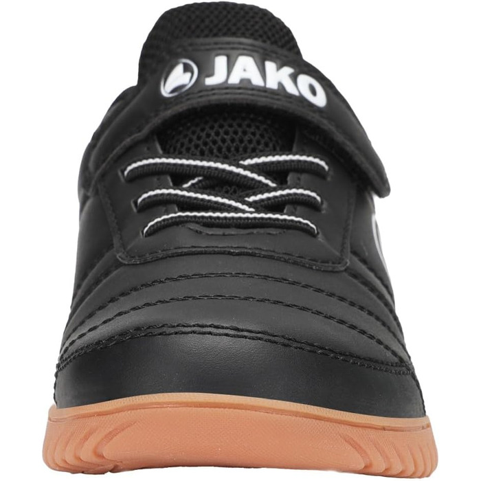 Спортивне взуття JAKO для залу та вулиці, дитяче, унісекс, розмір 40 EU, чорно-біле