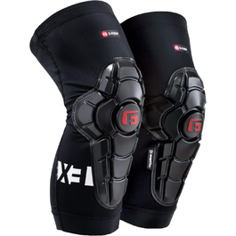 G-Form Pro-X3 наколінники для гірського велосипеда, чорні/білі, унісекс, підлітковий розмір S/M