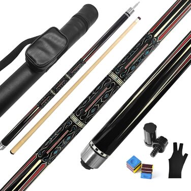Більярдний кий Pool Cue Stick 58' з Lederspitze 12.5 мм, 20OZ для початківців та професіоналів