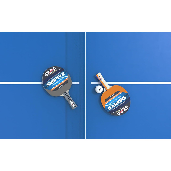 Стіл-тенісний ґрати Stag Iconic Snapper Series | Сірий та чорний | Професійна серія для тренувань | Яскравий дизайн