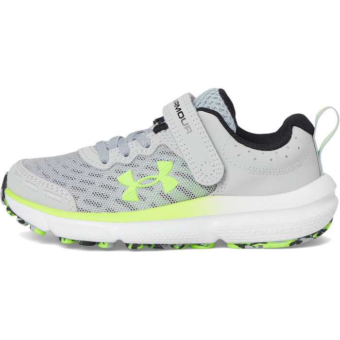 Дитячі кросівки Under Armour Assert 10 для передшкільнят, чорно-білі, розмір EU 28