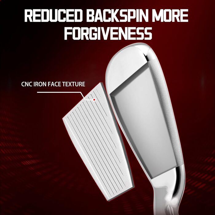 Повний комплект гольф-клубу PGM для чоловіків, 12 штук: 3 дерев'яні клюки (#1,3,5), 1 гібридний клюк (#4H), 6 залізобетонних клюків (#5,6,7,8,9,PW), 1 пісочний клюк (55°), 1 паттер – сумка для гольфу, подарунок для гольфістів (сталь)