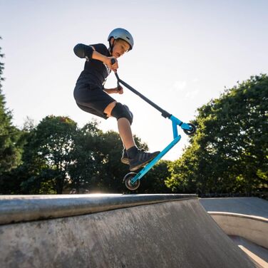 Самокат трюковий Osprey Stunt Scooter: для хлопчиків, дівчаток, дітей та дорослих, з підшипниками ABEC 5, синій колір