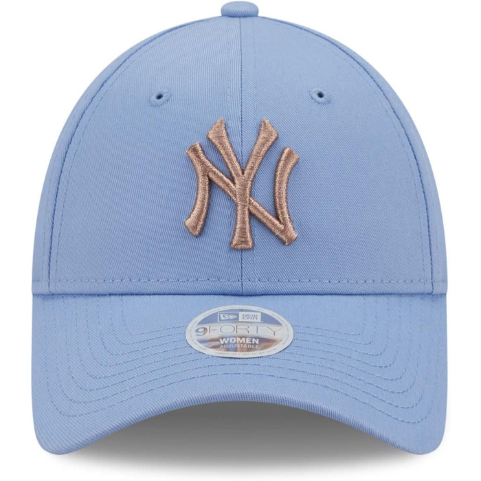 Жіноча кепка New Era New York Yankees MLB League Essential 9Forty, регульована, чорно-фіолетова