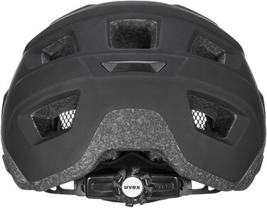 Велошолом UVEX Access для MTB, універсальний, регульований розмір 57-62 см, чорний матовий, оптимізована вентиляція для чоловіків і жінок