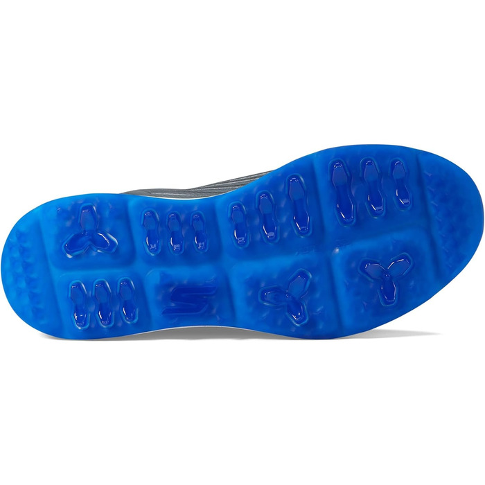 Чоловічі гольф-туфлі Skechers Elite Vortex - сірий з синім оздобленням, 45 EU