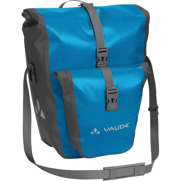 Велосумка VAUDE Aqua Back Plus Single 25 л, водонепроникна, для заднього багажника, проста установка, Німеччина, колір Icicle