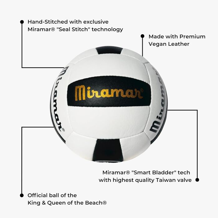 Волейбольний м'яч Mikasa King of the Beach – офіційний м'яч для турнірів, розроблений олімпійським чемпіоном та багаторазовим переможцем Sinjin Smith