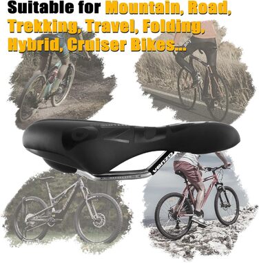 Велосідельний штир Venzo Venture Mountainbike XC білий/чорний - комфорт для гірського велосипеда