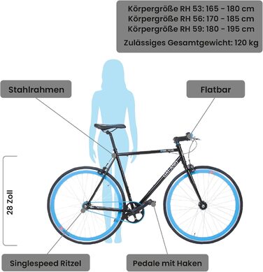 Велосипед Galano Blade Fixie 28