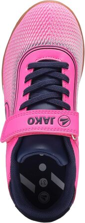 Дитячі спортивні залажні кросівки JAKO J-SI Course (32 EU, Рожевий Неон, Темно-синій)