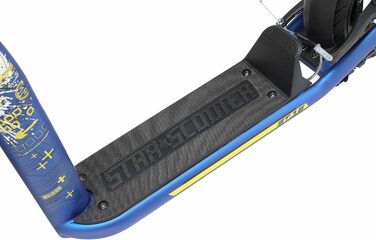 Самокат дитячий STAR SCOOTER City Kick Scooter 16 дюймів, з пневматичними колесами, регульована висота, блакитний