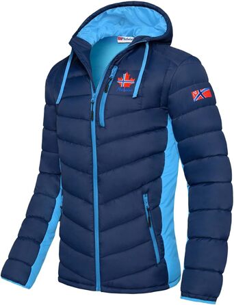 Чоловіча куртка Nebulus MERIK, тепла outdoor куртка, практична та універсальна куртка-перехідник та зимова куртка, колір: темно-синій