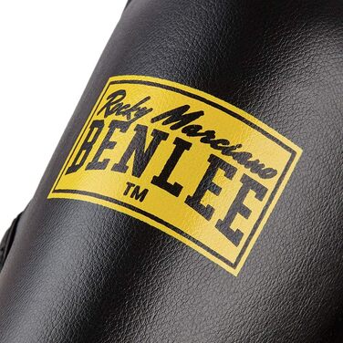 Захисники ніг BENLEE Guardian з екошкіри (Чорний, L-XL) + Боксерські бинти BENLEE