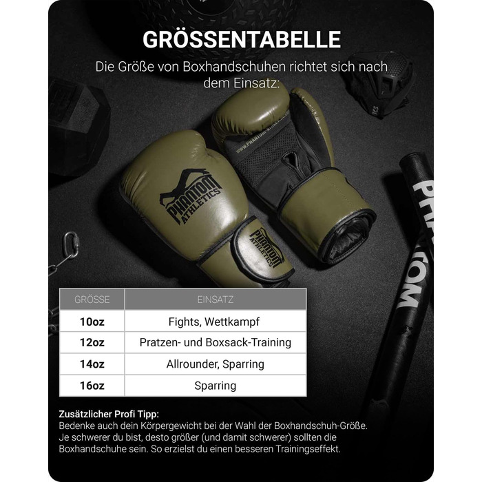 Боксерські рукавички Phantom Boxhandschuhe Elite ATF | 10- | для професійних боксерів (чоловіків та жінок)
