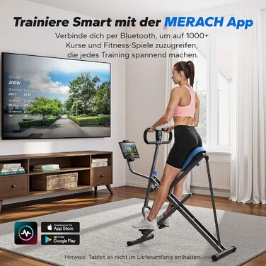 MERACH 2-в-1 тренажер для присідань та тяги, складаний, для тренування сідниць, ніг та корпусу, 10 хв збірки, max 160 кг (сірий, R07 Pro)