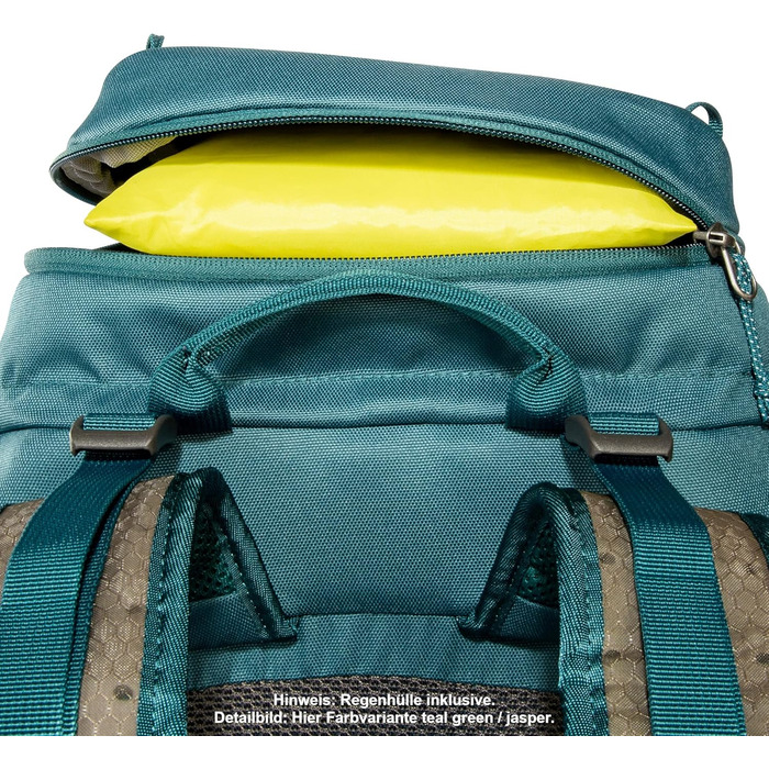 Рюкзак Tatonka Hike Pack 32 л з вентиляцією спини та дощовиком, легкий туристичний рюкзак для походів, чорний/сірий