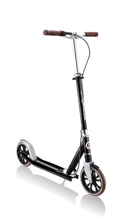 Роликовий самокат GLOBBER NL 205 - для дітей від 8 років, підлітків та дорослих, регульована висота, колеса 205 мм, ABEC 7, чорний